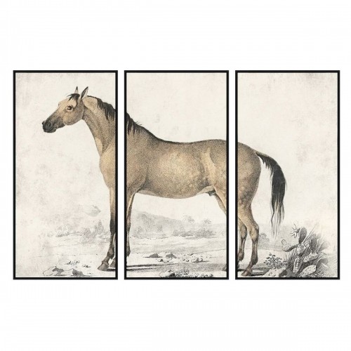 Painting DKD Home Decor Horse (180 x 4 x 120 cm) image 1
