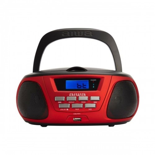 Radio CD Bluetooth MP3 Aiwa BBTU300RD    5W Sarkans Melns image 1