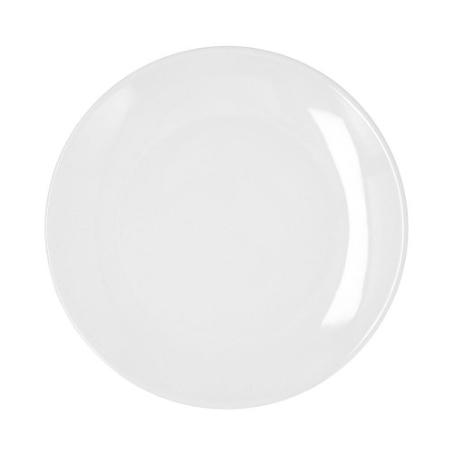 Плоская тарелка Bidasoa Glacial Coupe Керамика Белый (27 cm) (Pack 4x) image 1