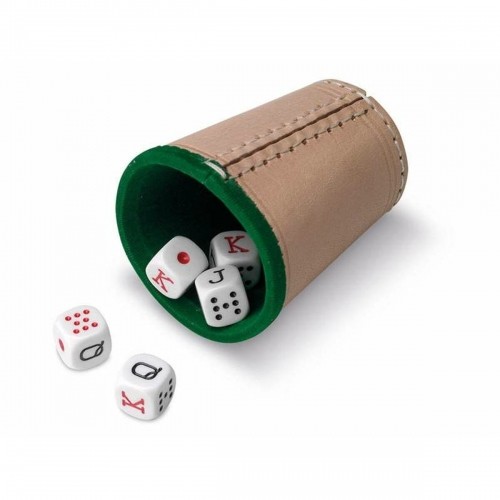 Стакан с кубиками Покер Cayro Кожа image 1