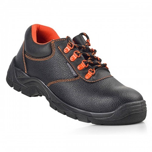 Safety shoes Blackleather S3 SRC Black Leather image 1