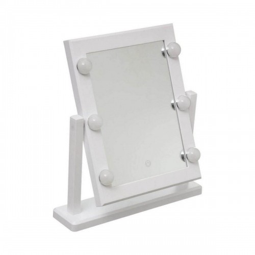 Тактильное Светодиодное Настольное Зеркало 5five Hollywood Белый 37 x 9 x 40,5 cm image 1