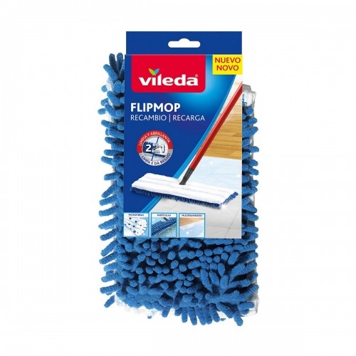 Смена для швабры для мытья полов Vileda микроволокна (45 x 12 cm) image 1