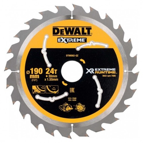 Dewalt AksesuĀri (i) DeWALT Zāģa ripa 190mm x 30mm 24T CSB image 1