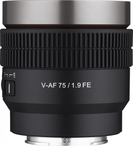 Samyang V-AF 75mm T1.9 lens for Sony FE image 1