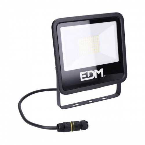 LED spotlight EDM Black 50 W F 4000 Lm (6400 K) image 1