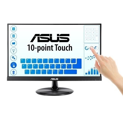 Asus Monitor 21.5 inch VT229H FHD IPS Touch 10P HDMI D-SUB USB Speaker image 1