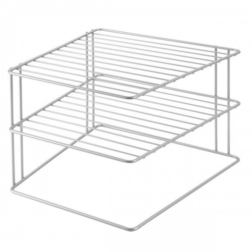 Kitchen Cupboard Organiser Metaltex Palio 3 Shelves Metal (25 x 25 x 19 cm) image 1