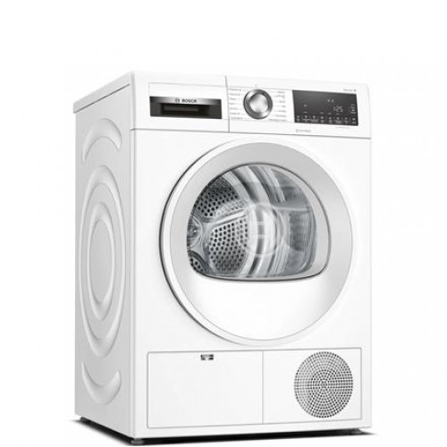 Bosch Dryer Machine WQG242AMSN Series 6 Energy efficiency class A++, Front loading, 9 kg, Sensitive dry, LED, Depth 61.3 cm, Steam function, White image 1