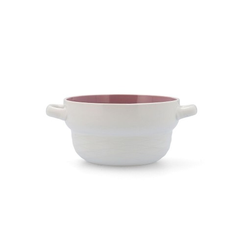Bowl Quid Vita Peoni Pink Ceramic 500 ml (6 Units) (Pack 6x) image 1