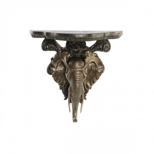 Shelve DKD Home Decor Elephant Golden Resin (36,5 x 16,5 x 36 cm) image 1