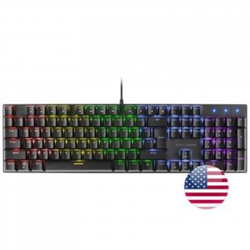 Mars Gaming MK422BRUS Spēļu Mehāniska Tastatūra RGB / Brown Switch / US image 1