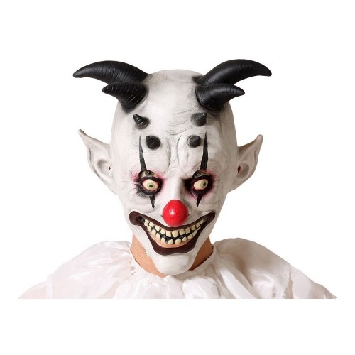 Mask Halloween Evil Male Clown White image 1