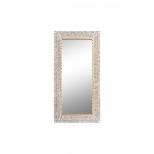 Wall mirror DKD Home Decor Crystal Golden White MDF Wood (93 x 6 x 180 cm) image 1