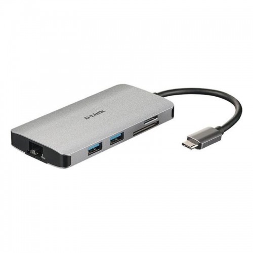 USB Hub C D-Link DUB-M810 Silver image 1