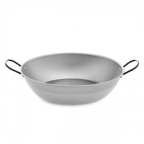 Deep Pan with Handles Vaello 450 Polished Steel Chromed (Ø 50 cm) image 1