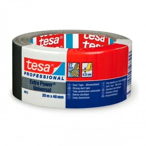 Duct tape TESA Extra Power 4612 Universal Black (25 m x 48 mm) image 1
