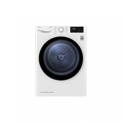 LG Dryer Machine RH80V3AV6N Energy efficiency class A++, Front loading, 8 kg, LED, Depth 69 cm, Wi-Fi, White image 1