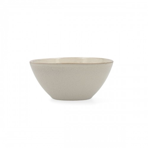 Bowl Bidasoa Ikonic Ceramic White (15,8 x 15 x 7 cm) (Pack 6x) image 1
