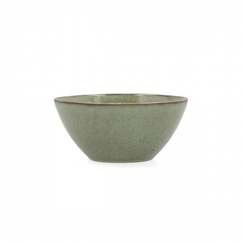 Bowl Bidasoa Ikonic Ceramic Green (15,8 x 15 x 7 cm) (Pack 6x) image 1