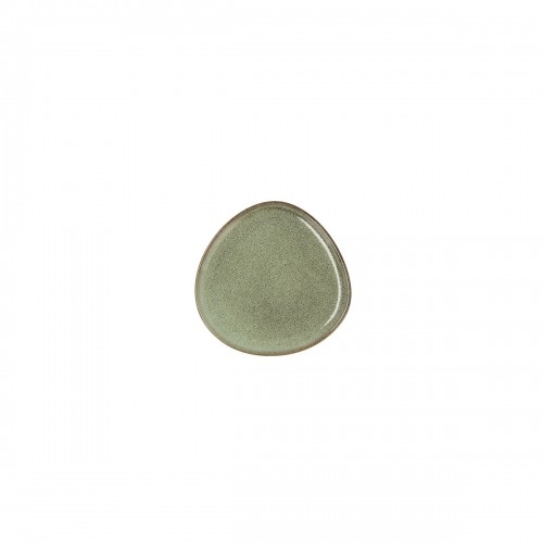 Плоская тарелка Bidasoa Ikonic Керамика Зеленый (11 x 11 cm) (Pack 12x) image 1