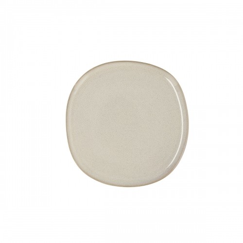 Плоская тарелка Bidasoa Ikonic Keramika Balts (20,2 x 19,7 cm) (Pack 6x) image 1
