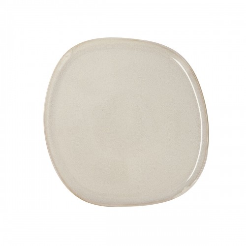 Плоская тарелка Bidasoa Ikonic Керамика Белый (26,5 x 25,7 x 1,5 cm) (Pack 4x) image 1