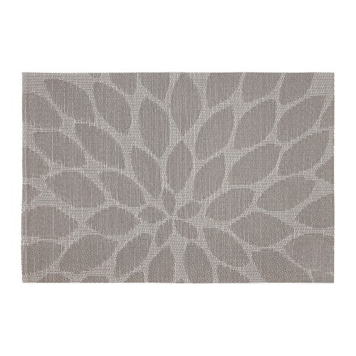 Table Mat Bidasoa Ikonic Sheets Grey PVC (45 x 30 cm) (Pack 12x) image 1