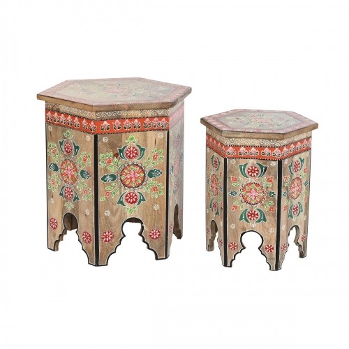 Set of 2 tables DKD Home Decor Arab 48 x 41,5 x 49 cm image 1