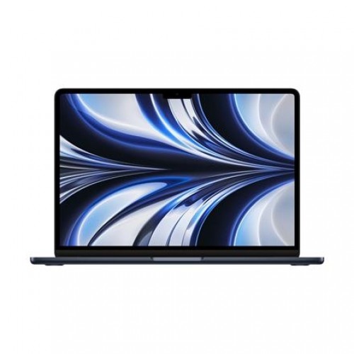 Apple MacBook Air Midnight, 13.6 ", IPS, 2560 x 1664, Apple M2, 8 GB, SSD 256 GB, Apple M2 8-core GPU, Without ODD, macOS, 802.11ax, Bluetooth version 5.0, Keyboard language Swedish, Keyboard backlit, Warranty 12 month(s), Battery warranty 12 month(s), Li image 1