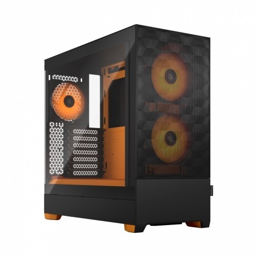 Fractal Design PC case Pop Air TG Clear Tint RGB orange core image 1