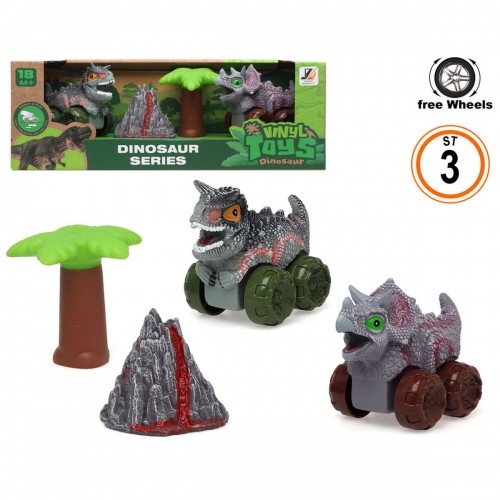 Bigbuy Kids Игрушечная машина Dinosaur Series Серый image 1