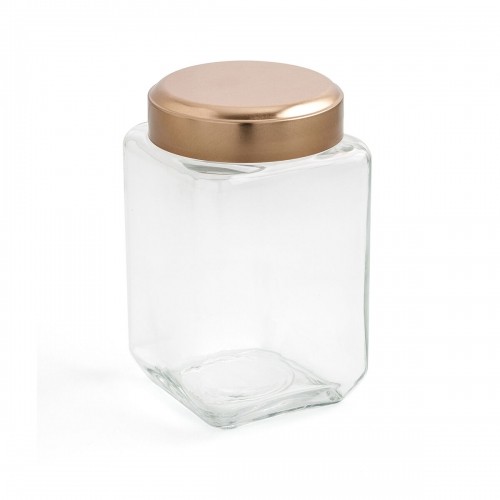 Jar Quid B&w Copper Glass 1,25 L (6 Units) (Pack 6x) image 1