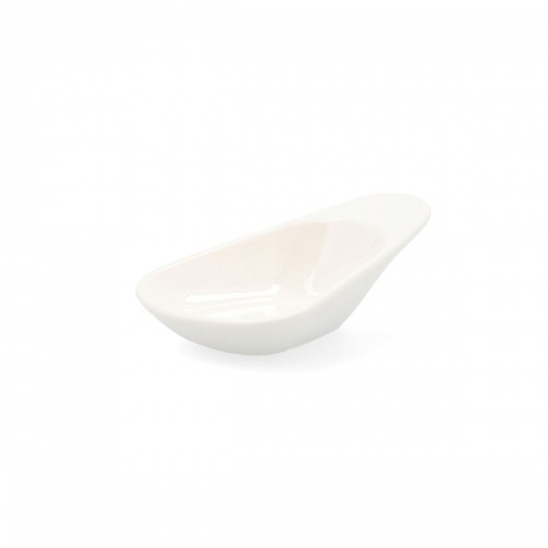 Snack tray Quid Select White Ceramic 10,5 cm (6 Units) (Pack 6x) image 1