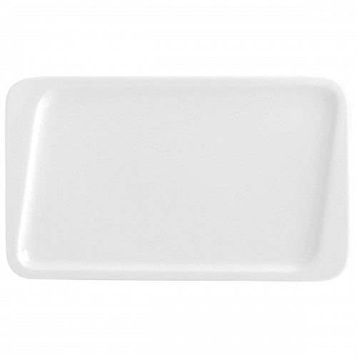 Плоская тарелка Quid Chef Керамика Белый (30 x 18 cm) (Pack 6x) image 1