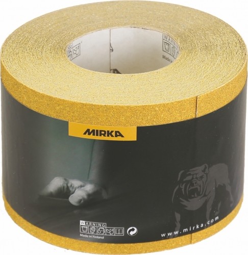 Mirka AksesuĀri MIRKA Abrazīvs materiāls rullī GOLD  115mm x 50m  180 image 1