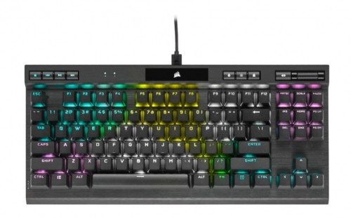 Corsair  
         
       Champion Series Mechanical Gaming Keyboard K70 RGB TKL  RGB LED light, US, Wired, Black image 1