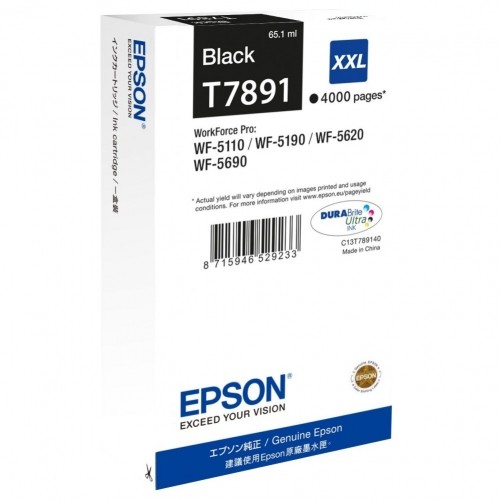 EPSON  
         
       T7891 XXL Ink Cartridge, Black image 1