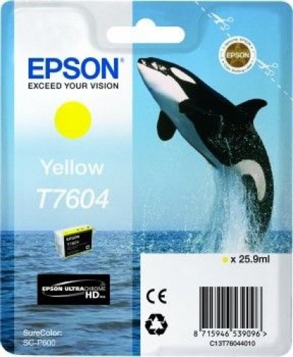 EPSON  
         
       T7604 Ink Cartridge, Yellow image 1