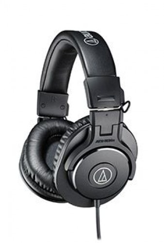 Audio Technica  
         
       ATH-M30X Dynamic Headphones, Wired, Over-Ear, Black image 1