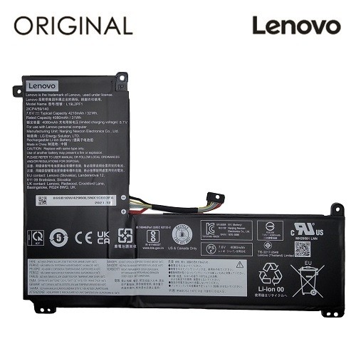 Notebook Battery LENOVO L19M2PF1, 4080mAh, Original image 1