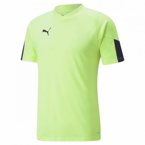 Men’s Short Sleeve T-Shirt Puma Individual Final Lime green Men image 1
