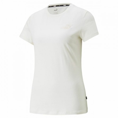 Sieviešu Krekls ar Īsām Piedurknēm Puma Balts image 1