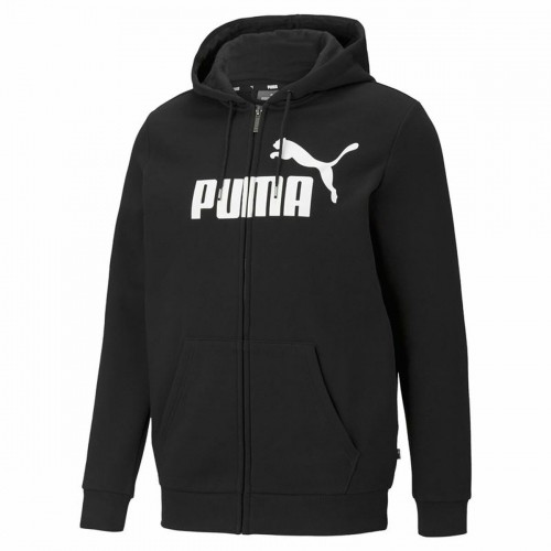 Vīriešu Sporta Krekls ar Kapuci Puma Essentials Big Logo Melns image 1