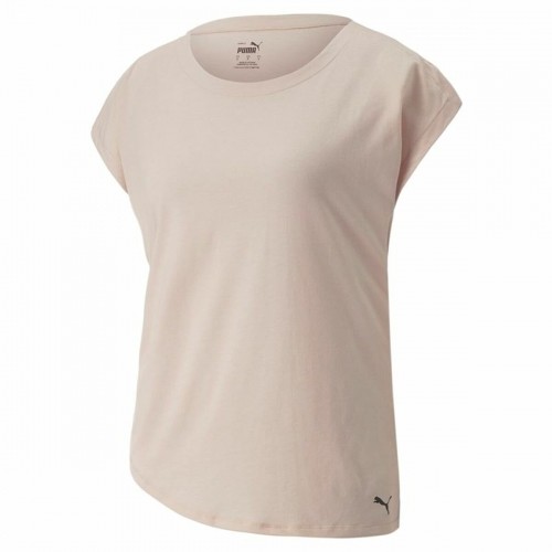 Women’s Short Sleeve T-Shirt Puma Studio Foundation Beige Light Pink image 1