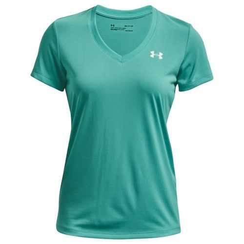 Sieviešu Krekls ar Īsām Piedurknēm Under Armour Tech SSV Solid Aquamarine image 1