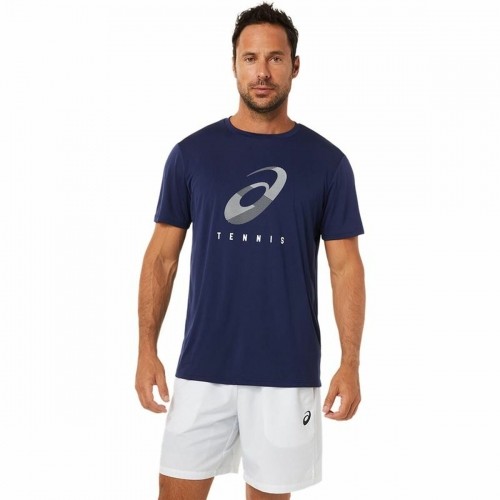 Men’s Short Sleeve T-Shirt Asics Court Blue image 1