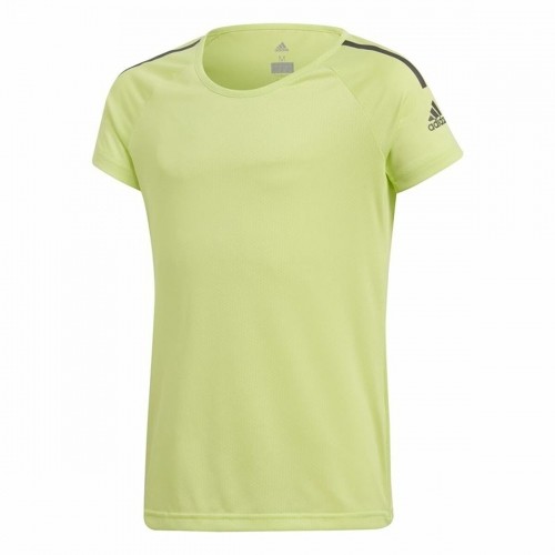 Детский Футболка с коротким рукавом Adidas Training Cool tee Лаймовый зеленый image 1