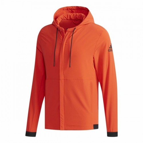 Men's Sports Jacket Adidas Dark Orange image 1