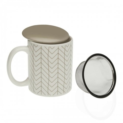 Cup with Tea Filter Versa Eris Stoneware image 1